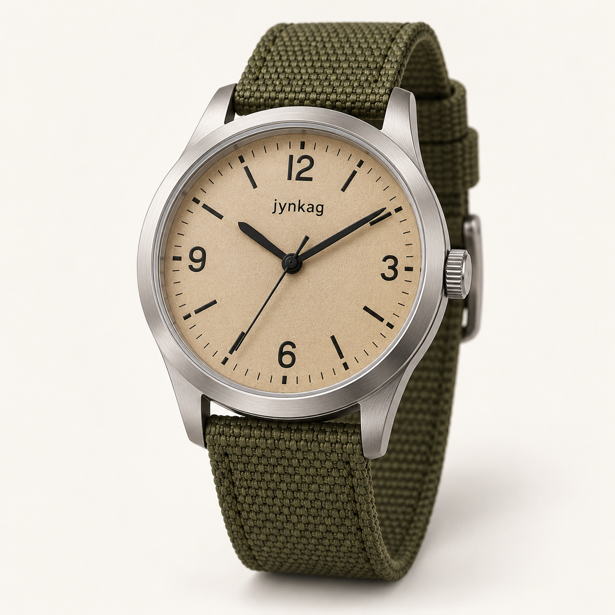 jynkag Sandstone Watch — Sand — front three-quarter product view